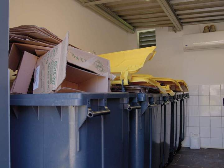 Ramassage des ordures ménagères à La Réunion